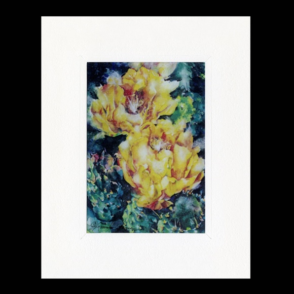 Prickly Pear 2 In 8x10 Presentation Mat - Picture 3 of 3